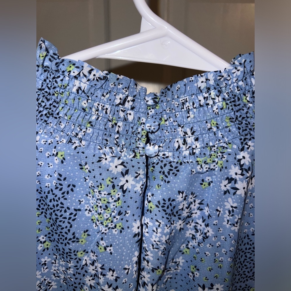 Bcbgeneration Smocked Neck Ruffle Mini Dress - image 7